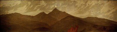 Moon over the Giant Mountains by Caspar David Friedrich